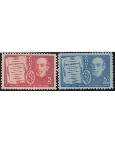 1940-384 CUBA REPUBLICA 1940 MH REPERTORIO MEDICO HABANERO NICOLAS GUTIERREZ.