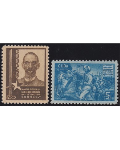 1941-215 CUBA REPUBLICA 1941 MH MAYOR GENERAL GUILLERMO MONCADA EQUESTRIAN INDEPENDENCE.
