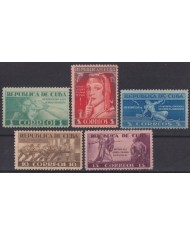 1943-173 CUBA REPUBLICA 1943 MH QUINTA COLUMNA SPY WWII.
