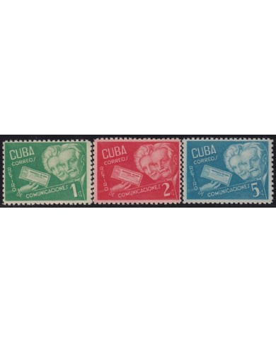 1945-133 CUBA REPUBLICA 1944 MH RETIRO DE COMUNICACIONES.