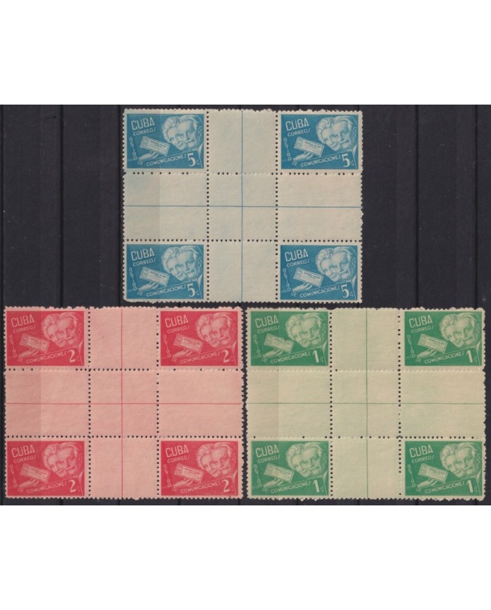 1945-135 CUBA REPUBLICA 1944 MNH RETIRO DE COMUNICACIONES.