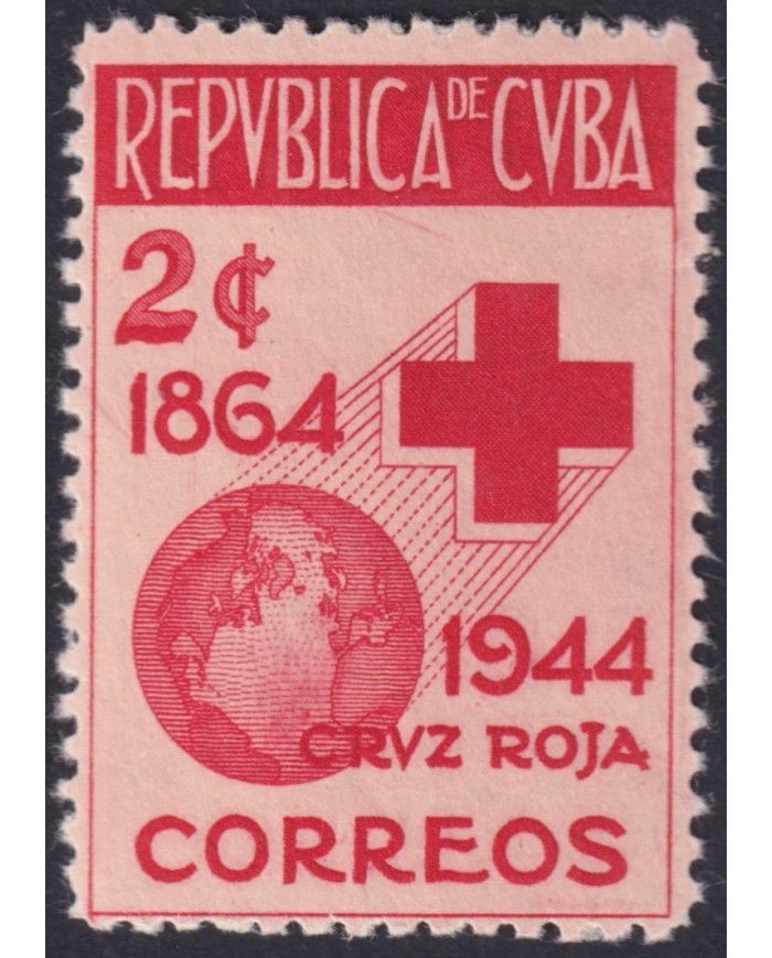 1946-163 CUBA REPUBLICA 1946 MH RED CROSS CRUZ ROJA.