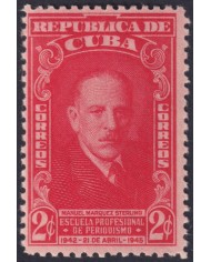 1946-164 CUBA REPUBLICA 1946 MH MANUEL MARQUEZ STERLING.