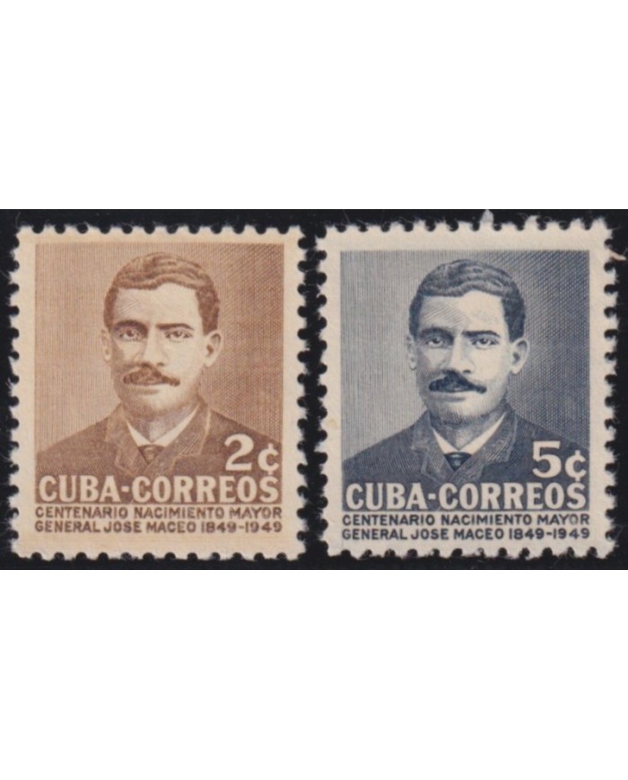 1951-485 CUBA REPUBLICA 1951 MNH MAYOR GENERAL JOSE MACEO.