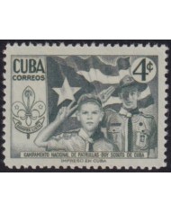 1954-282 CUBA REPUBLICA 1954 MH BOYS SCOUT.