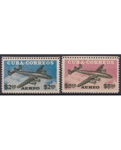 1955-382 CUBA REPUBLICA 1955 MNH CONSTELLATION AIRPLANE AVION AIRMAIL.