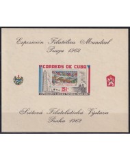 1962.252 CUBA 1962 MNH HF EXPO PRAGA CZECHOSLOVAKIA PHILATELIC EXPO.
