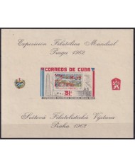 1962.254 CUBA 1962 MNH HF EXPO PRAGA CZECHOSLOVAKIA PHILATELIC EXPO.