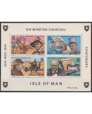 F-EX59945 MAN IS MNH 1974 WINSTON CHURCHILL WWII WAR.
