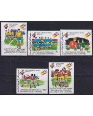 F-EX59948 COMORES MNH 1982 CHAMPIONSHIP SOCCER FOOTBALL IMPERF.