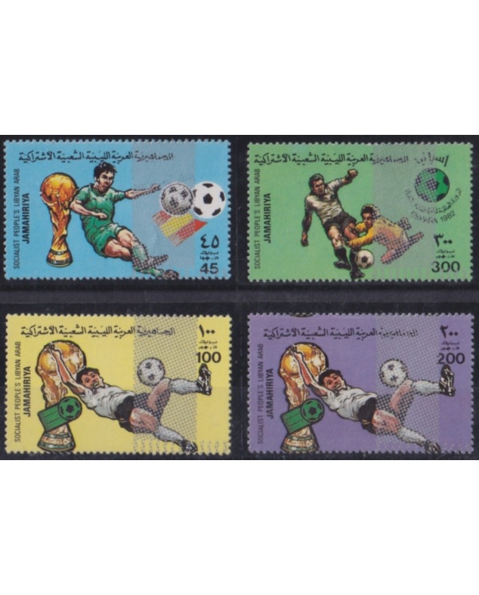 F-EX59958 LIBYA LIBIA MNH 1982 WORLD SOCCER FOOTBALL CUP SPAIN.