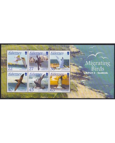 F-EX58329 ALDERNEY UK ENGLAND MH 2003 MIGRATING BIRD PART-2 SEABIRD AVES.