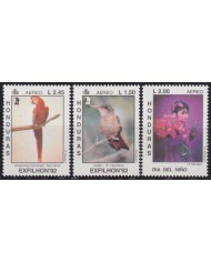 F-EX59506 HONDURAS 1992 MNH EXFILHON´92 BIRD AVES VÖGEL OISEAUX + STAMPS DAY.
