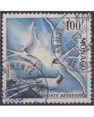 F-EX59596 MONACO FINE USED 1955 BIRD STERNES AVES VÖGEL OISEAUX.
