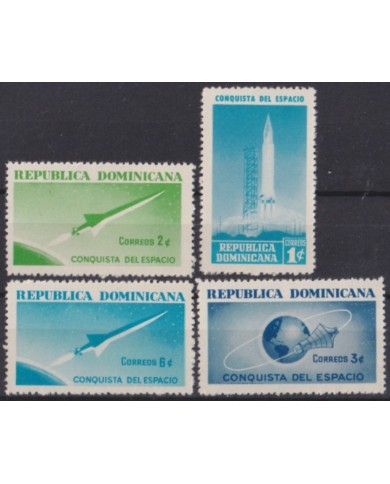 F-EX60118 DOMINICANA REP MNH 1964 SPACE EXPLORATION.