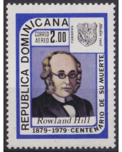 F-EX60128 DOMINICANA REP MNH 1979 ROWLAND HILL CENTENARY.
