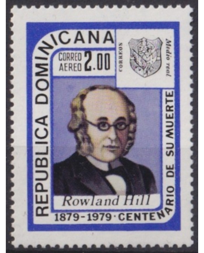 F-EX60128 DOMINICANA REP MNH 1979 ROWLAND HILL CENTENARY.