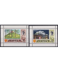 F-EX60135 ENGLAND UK JERSEY MNH 1971 BOOKLED SHEET DEFINITIVE LANDSCAPE.