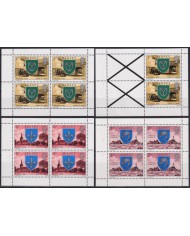 F-EX60137 ENGLAND UK JERSEY MNH 1976 BOOKLED DEFINITIVE PARISH ARMS COAT SHEET.