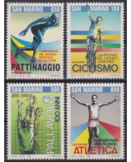 F-EX60139 SAN MARINO MNH 1995 SPORT ATHLETISM CYCLING VOLLEYBALL.