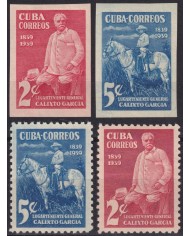 1939-466 CUBA REPUBLICA 1939 MH MAYOR GEN CALIXTO GARCIA INDEPENDENCE PATRIOT.