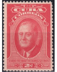 1947-292 CUBA REPUBLICA 1947 MH HOMENAJE A FRANKLIN D. ROOSEVELT PRESIDENT US.