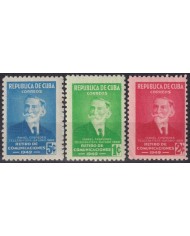 1949-314 CUBA REPUBLICA 1949 MNH RETIRO DE COMUNIACIONES ISMAEL CESPEDES.