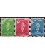 1951-491 CUBA REPUBLICA 1951 MNH RETIRO DE COMUNICACIONES FERNANDO FIGUEREDO.