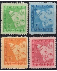 1952-537 CUBA REPUBLICA 1952 MH PRO TUBERCULOSOS SEMIPOSTAL CHILDREN.