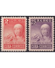 1952-538 CUBA REPUBLICA 1952 MNH-MH ISABEL LA CATOLICA DISCOVERY SHIP.