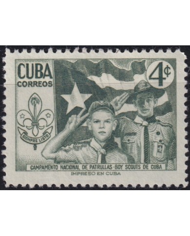 1954-288 CUBA REPUBLICA 1954 MH BOYS SCOUT.