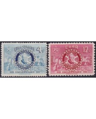 1955-390 CUBA REPUBLICA 1955 MNH 50º ANNIV ROTARY CLUB.