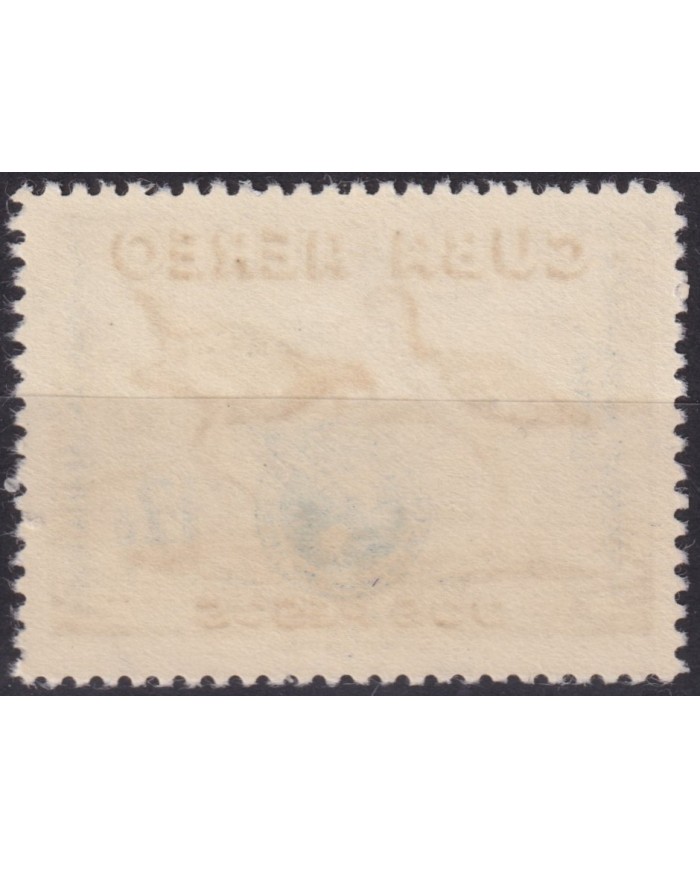 1956-485 CUBA REPUBLICA 1956 MNH INTERAMERICAN PRESS CONFERENCE OVERPRINT BIRD.