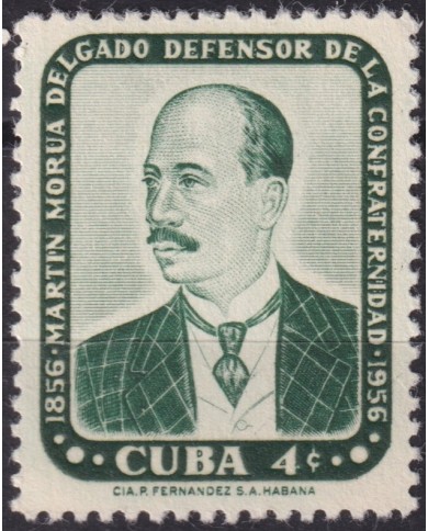 1957-522 CUBA REPUBLICA 1957 MH MARTIN MORUA DELGADO.