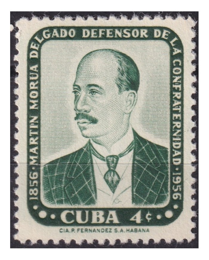 1957-522 CUBA REPUBLICA 1957 MH MARTIN MORUA DELGADO.