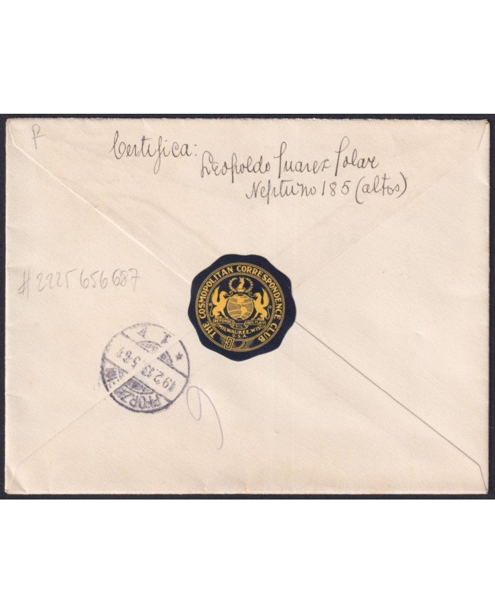 1910-H-113 CUBA REPUBLICA 1910 10c MAYIA RODRIGUEZ + 2c 1913 REGISTERED MAIL HAVANA – GERMANY.