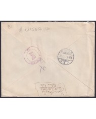 1910-H-112 CUBA REPUBLICA 1910 5c AGRAMONTE + 8c 1911 REGISTERED MAIL HAVANA – GERMANY.