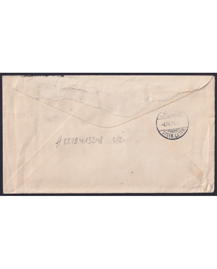 1914-H-121 CUBA REPUBLICA 1914 1-2c MAPITAS RAILROAD POSTMARK TO SWITZERLAND.
