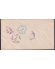 1931-H-118 CUBA REPUBLICA 1931 ACUSE DE RECIBO REGISTERED MAIL HAVANA – USA.