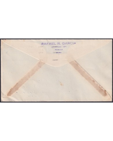 1948-FDC-183 CUBA REPUBLICA FDC 1948 50º ANNIV INDEPENDENCE WAR AIR MAIL CONVENTION.