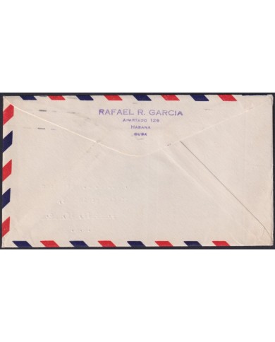 1948-FDC-184 CUBA REPUBLICA FDC 1948 8c AIRMAIL CORREO AEREO.