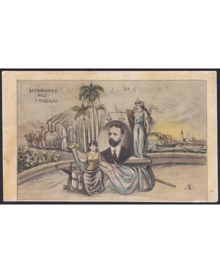 POS-1877 CUBA POSTCARD PRESIDENT MARIO GARCIA MENOCAL.