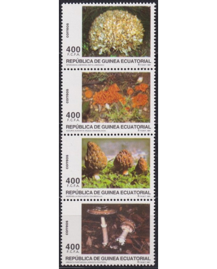 F-EX58755 GUINEA EQUATORIAL MNH 1997 FLOWER FLORES FUNGI MUSHROOM.