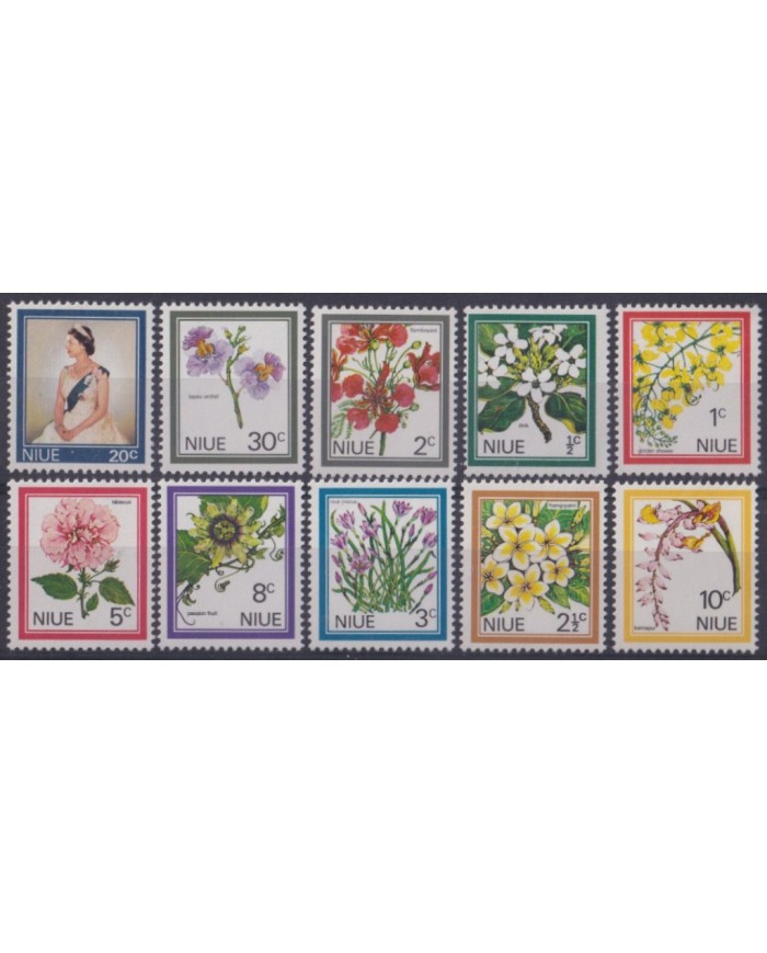 F-EX58703 NIUE MNH 1970 FLOWER FLORES ORCHID ORQUIDEAS.