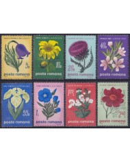 F-EX58704 RUMANIA MNH 1970 FLOWER FLORES ROSES.
