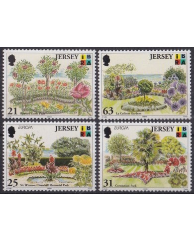F-EX59977 ENGLAND UK JERSEY MNH 1999 IBRA GARDENS PARK PLANTS FLOWER FLORES.