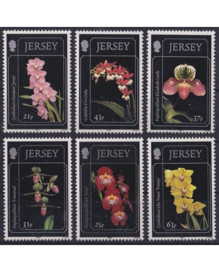 F-EX59975 ENGLAND UK JERSEY MNH 1999 ORCHID ORQUIDEAS PLANTS FLOWER FLORES.