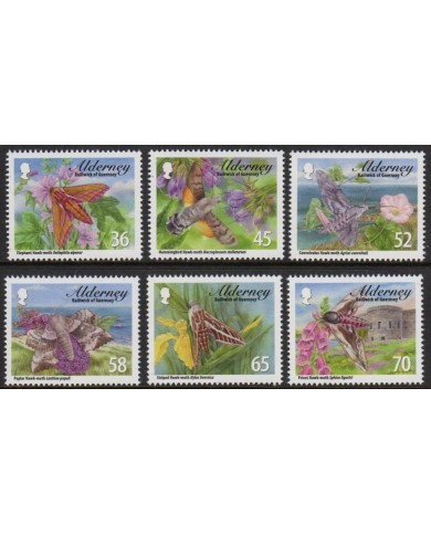 F-EX58641 ALDERNEY UK ENGLAND GUERNSEY 2011 MNH BUTTERFLIES PAPILLON INSECTS.