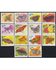 F-EX58325 ST KITTS 1997 MNH BUTTERFLIES PAPILLON INSECTS MARIPOSAS.