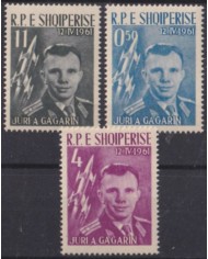 F-EX59609 ALBANIA MNH 1961 GAGARIN COSMOS ASTRONAUTICS SPACE.